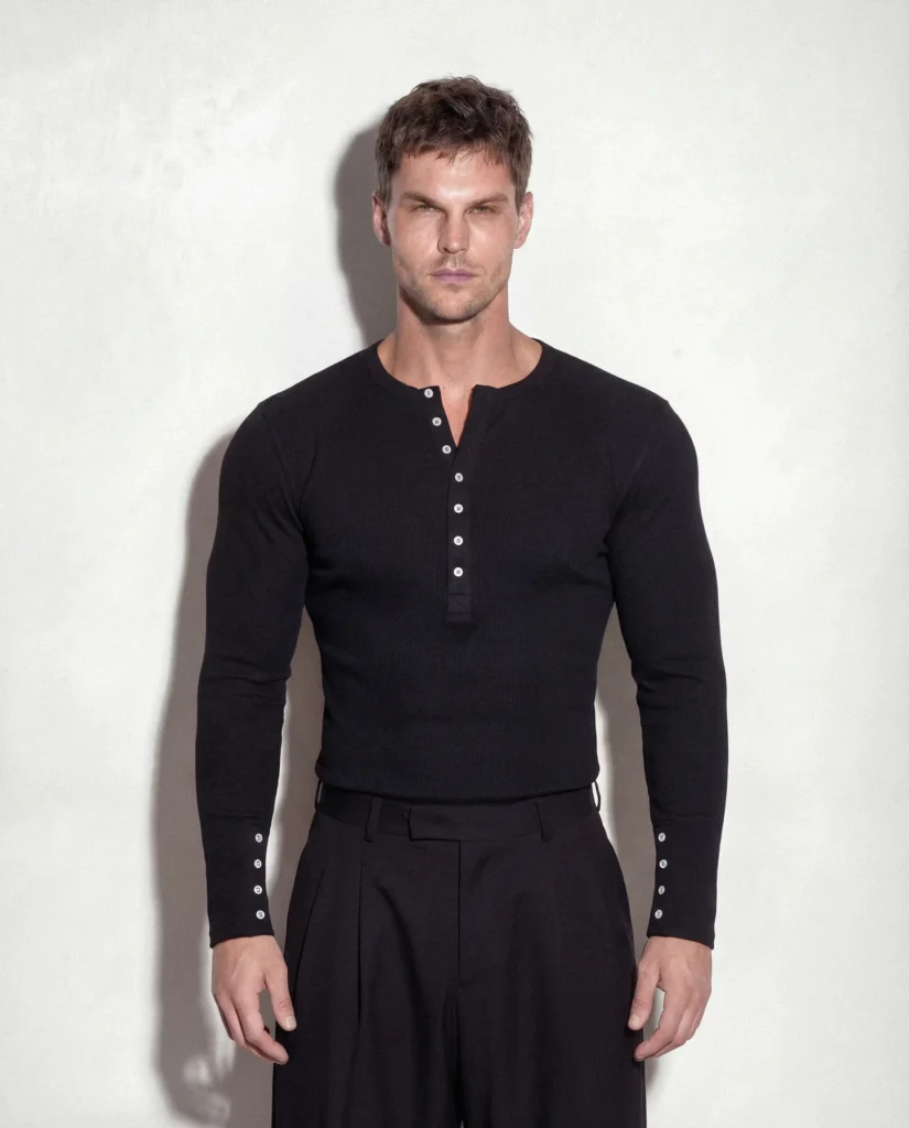 HENLEY-BOLT-BAFIOTE-BLACK