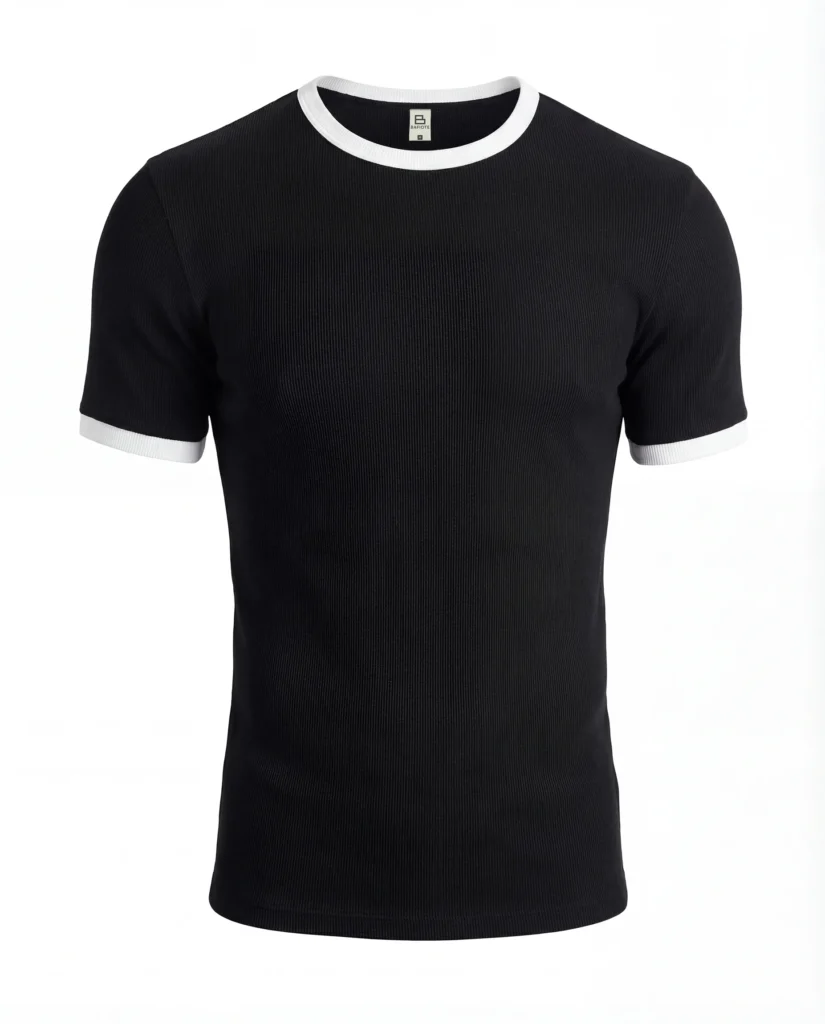 ContrastRibTee