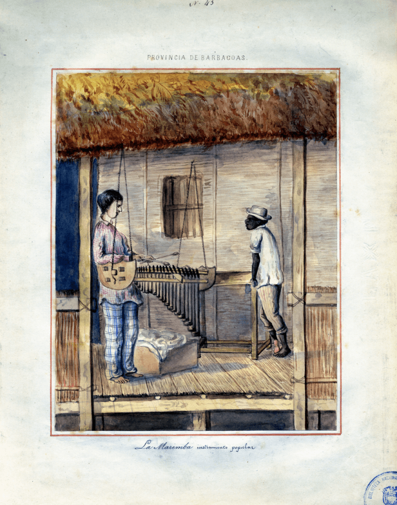 Acuarela de la Comisión Corográfica, 1853