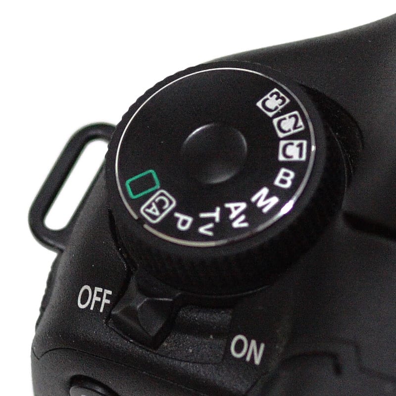 Dial de modos de una cámara réflex digital